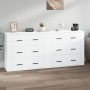 2 Stück Sperrholz Sideboards weiß von vidaXL, Sideboards - Ref: Foro24-3185407, Preis: 210,00 €, Rabatt: %