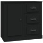 Aparadores 2 uds madera contrachapada negro de vidaXL, Aparadores - Ref: Foro24-3185224, Precio: 173,95 €, Descuento: %