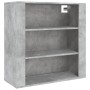 Aparador alto madera contrachapada gris hormigón de vidaXL, Aparadores - Ref: Foro24-3185379, Precio: 146,99 €, Descuento: %