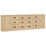 Sideboards 3 pieces plywood oak Sonoma color by vidaXL, Sideboards - Ref: Foro24-3185290, Price: 282,99 €, Discount: %