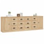 Sideboards 3 pieces plywood oak Sonoma color by vidaXL, Sideboards - Ref: Foro24-3185290, Price: 282,99 €, Discount: %