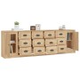 Sideboards 3 pieces plywood oak Sonoma color by vidaXL, Sideboards - Ref: Foro24-3185290, Price: 282,99 €, Discount: %