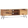 TV-Schrank aus massivem Palisanderholz, 140 x 28 x 47 cm von vidaXL, TV-Möbel - Ref: Foro24-287361, Preis: 278,99 €, Rabatt: %