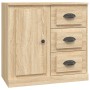 Sideboards 3 pieces plywood oak Sonoma color by vidaXL, Sideboards - Ref: Foro24-3185290, Price: 282,99 €, Discount: %