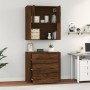 Tall oak brown plywood sideboard by vidaXL, Sideboards - Ref: Foro24-3185390, Price: 156,99 €, Discount: %