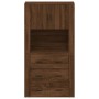 Tall oak brown plywood sideboard by vidaXL, Sideboards - Ref: Foro24-3185390, Price: 156,99 €, Discount: %