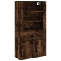 Tall smoked oak plywood sideboard by vidaXL, Sideboards - Ref: Foro24-3185380, Price: 122,33 €, Discount: %