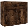 Tall smoked oak plywood sideboard by vidaXL, Sideboards - Ref: Foro24-3185380, Price: 122,33 €, Discount: %