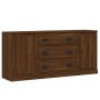 Sideboards 3 pieces oak brown plywood by vidaXL, Sideboards - Ref: Foro24-3185254, Price: 167,15 €, Discount: %