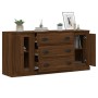 Sideboards 3 pieces oak brown plywood by vidaXL, Sideboards - Ref: Foro24-3185254, Price: 167,15 €, Discount: %