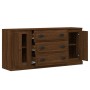 Sideboards 3 pieces oak brown plywood by vidaXL, Sideboards - Ref: Foro24-3185254, Price: 167,15 €, Discount: %