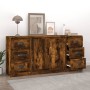 3-teilige Sideboards aus geräuchertem Eichensperrholz von vidaXL, Sideboards - Ref: Foro24-3185236, Preis: 204,11 €, Rabatt: %