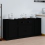 Sideboards 3 Stück schwarzes Sperrholz von vidaXL, Sideboards - Ref: Foro24-3185272, Preis: 160,83 €, Rabatt: %