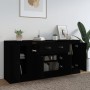 Sideboards 3 Stück schwarzes Sperrholz von vidaXL, Sideboards - Ref: Foro24-3185272, Preis: 160,83 €, Rabatt: %