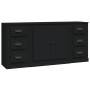 Sideboards 3 Stück schwarzes Sperrholz von vidaXL, Sideboards - Ref: Foro24-3185232, Preis: 184,23 €, Rabatt: %