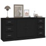 Sideboards 3 Stück schwarzes Sperrholz von vidaXL, Sideboards - Ref: Foro24-3185232, Preis: 184,23 €, Rabatt: %