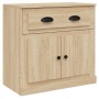 Aparadores 3 piezas madera contrachapada color roble sonoma de vidaXL, Aparadores - Ref: Foro24-3185274, Precio: 166,57 €, De...