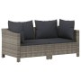 6-piece garden furniture set and gray synthetic rattan cushions by vidaXL, Garden sets - Ref: Foro24-3187300, Price: 429,15 €...