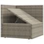 8-piece garden furniture set and gray synthetic rattan cushions by vidaXL, Garden sets - Ref: Foro24-3187242, Price: 746,45 €...