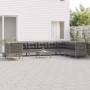 11-teiliges Gartenmöbel-Set und graue synthetische Rattankissen von vidaXL, Gartensets - Ref: Foro24-3187536, Preis: 546,64 €...