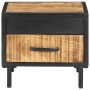 Rough mango wood bedside table 40x40x35 cm by vidaXL, Nightstands - Ref: Foro24-288472, Price: 99,27 €, Discount: %