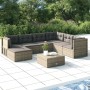 7-piece garden furniture set and gray synthetic rattan cushions by vidaXL, Garden sets - Ref: Foro24-3187240, Price: 642,29 €...