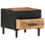 Mesita de noche de madera de mango rugosa 40x40x35 cm de vidaXL, Mesitas de noche - Ref: Foro24-288472, Precio: 99,27 €, Desc...