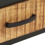 Mesita de noche de madera de mango rugosa 40x40x35 cm de vidaXL, Mesitas de noche - Ref: Foro24-288472, Precio: 99,27 €, Desc...