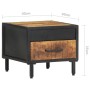 Mesita de noche de madera de mango rugosa 40x40x35 cm de vidaXL, Mesitas de noche - Ref: Foro24-288472, Precio: 99,27 €, Desc...