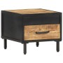 Rough mango wood bedside table 40x40x35 cm by vidaXL, Nightstands - Ref: Foro24-288472, Price: 99,27 €, Discount: %