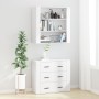 Hohes weißes Sideboard aus Sperrholz von vidaXL, Sideboards - Ref: Foro24-3185391, Preis: 160,77 €, Rabatt: %