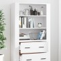 Hohes weißes Sideboard aus Sperrholz von vidaXL, Sideboards - Ref: Foro24-3185391, Preis: 160,77 €, Rabatt: %