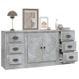 Sideboards 3 pieces concrete gray plywood by vidaXL, Sideboards - Ref: Foro24-3185235, Price: 186,99 €, Discount: %