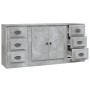 Sideboards 3 pieces concrete gray plywood by vidaXL, Sideboards - Ref: Foro24-3185235, Price: 186,99 €, Discount: %