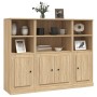 3-piece tall sideboard in Sonoma oak plywood by vidaXL, Sideboards - Ref: Foro24-3185306, Price: 188,57 €, Discount: %