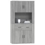 Aparador alto de madera contrachapada gris Sonoma de vidaXL, Aparadores - Ref: Foro24-3185373, Precio: 167,21 €, Descuento: %