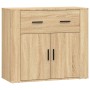 Sideboards 3 pieces plywood oak Sonoma color by vidaXL, Sideboards - Ref: Foro24-3185418, Price: 217,38 €, Discount: %