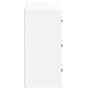 Aparadores 2 uds madera contrachapada blanco brillo de vidaXL, Aparadores - Ref: Foro24-3185409, Precio: 227,86 €, Descuento: %