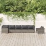 7-piece garden furniture set and gray synthetic rattan cushions by vidaXL, Garden sets - Ref: Foro24-3187284, Price: 516,99 €...