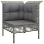 6-piece garden furniture set and gray synthetic rattan cushions by vidaXL, Garden sets - Ref: Foro24-3187508, Price: 367,49 €...