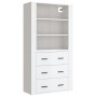 Aparador alto madera contrachapada blanco brillo de vidaXL, Aparadores - Ref: Foro24-3185393, Precio: 180,99 €, Descuento: %