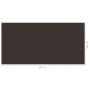 Tent carpet 300x600 cm brown by vidaXL, Tent Accessories - Ref: Foro24-310810, Price: 52,18 €, Discount: %