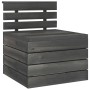 Pallet garden furniture 2 pieces dark gray pine wood by vidaXL, Garden sets - Ref: Foro24-315421, Price: 69,73 €, Discount: %