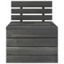 Pallet garden furniture 2 pieces dark gray pine wood by vidaXL, Garden sets - Ref: Foro24-315421, Price: 69,73 €, Discount: %