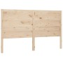 Cabecero de madera maciza de pino 141x4x100 cm de vidaXL, Cabeceros y pies de cama - Ref: Foro24-833193, Precio: 90,99 €, Des...