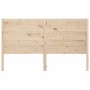 Cabecero de madera maciza de pino 141x4x100 cm de vidaXL, Cabeceros y pies de cama - Ref: Foro24-833193, Precio: 90,99 €, Des...