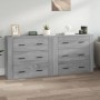 Sideboards 2 pieces plywood gray Sonoma by vidaXL, Sideboards - Ref: Foro24-3185413, Price: 175,46 €, Discount: %