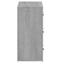 Aparadores 2 piezas madera contrachapada gris Sonoma de vidaXL, Aparadores - Ref: Foro24-3185413, Precio: 163,99 €, Descuento: %