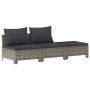 Set de muebles de jardín 7 pzas y cojines ratán sintético gris de vidaXL, Conjuntos de jardín - Ref: Foro24-3187277, Precio: ...