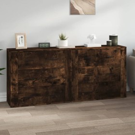 2-piece smoked oak plywood sideboards by vidaXL, Sideboards - Ref: Foro24-3185412, Price: 221,90 €, Discount: %